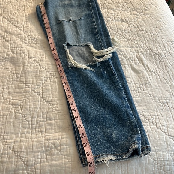 NWT Levi’s 501 Original Cropped Jeans in Athens Ranks Rigid Cotton - Picture 11 of 14